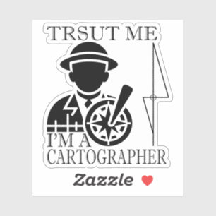 Sticker Écran géospatial/Surveyeur