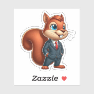 Sticker écureuil, animaux de patron