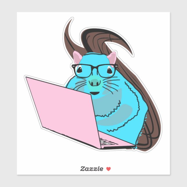 Sticker Écureuil coquin #137 (Feuille)
