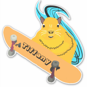 Sticker Écureuil coquin #141 Nom des filles