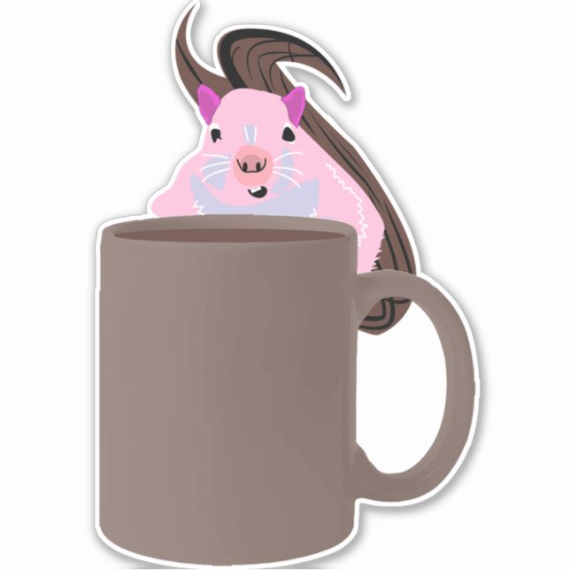 Sticker Écureuil coquin #195 (Devant)