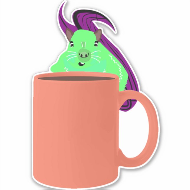 Sticker Écureuil coquin #272 (Devant)