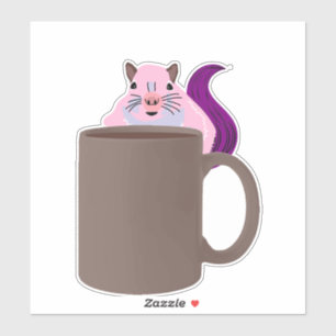 Sticker Écureuil coquin #456