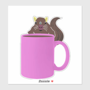 Sticker Écureuil coquin #504