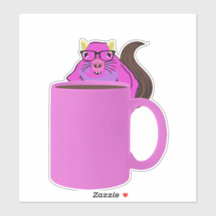 Sticker Écureuil coquin #514