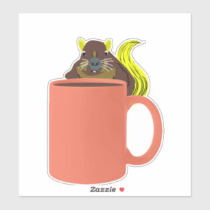 Sticker Écureuil coquin #538