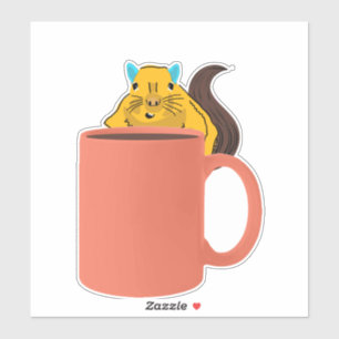 Sticker Écureuil coquin #636