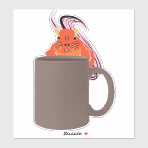 Sticker Écureuil coquin #737