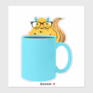 Sticker Écureuil coquin #759