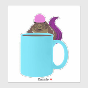 Sticker Écureuil coquin #853