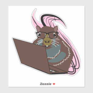 Sticker Écureuil coquin #90