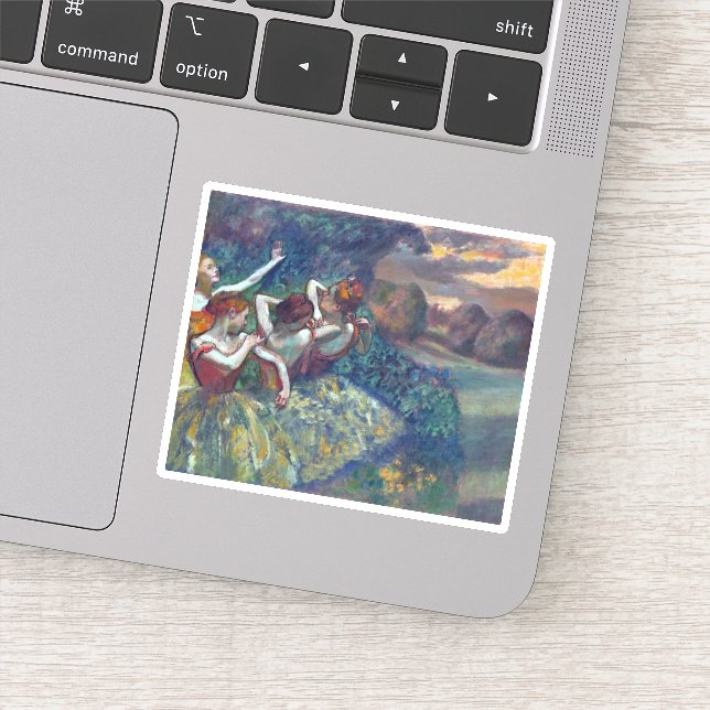 Sticker Edgar Degas Quatre Danseurs (Détail)