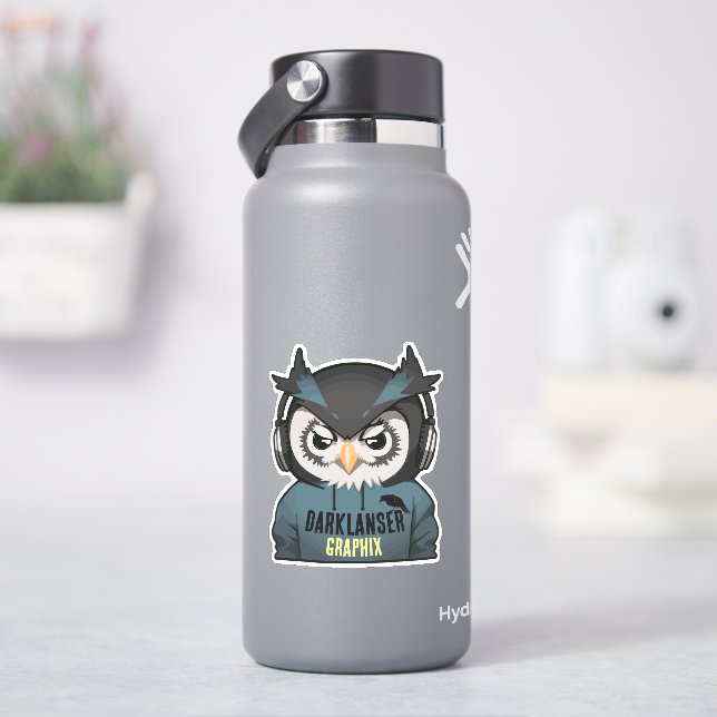 Sticker Edgy the Owl (HydroFlask)