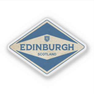 Sticker Edinburgh Scotland Vintage