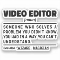 Éditeur vidéo Noun Définition Spécialiste de la ré