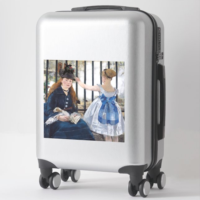 Sticker Edouard Manet - Le Chemin De Fer (Sur valise)