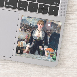 Sticker Edouard Manet - Un bar aux Folies-Bergere
