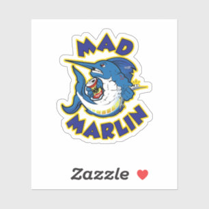 Sticker effacer l'autocollant Mad Marlin