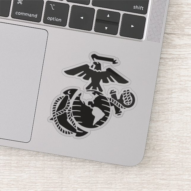 Sticker EGA à une couleur - Noir (Détail)