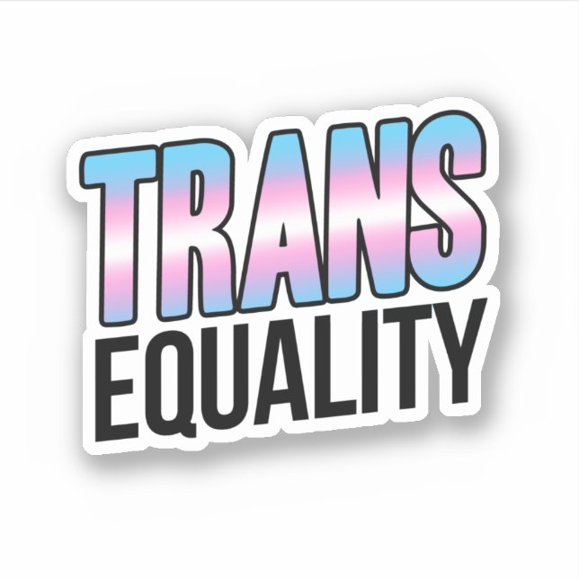 Sticker Égalité Trans (Devant)