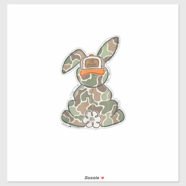 Sticker Egg Hunter Camo Easter Toddler Easter Day Camo Eas (Feuille)