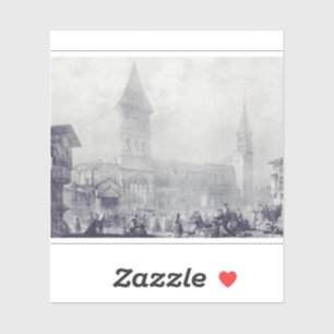 Sticker Église de l'Abbaye Saint-Philibert de Tournus