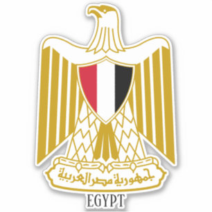 Sticker Égypte Manteau National D'Armoiries Patriotique