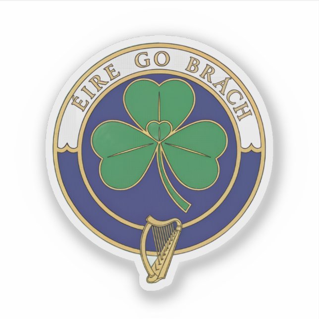 Sticker Éire go Brách - Irlande pour toujours (Devant)