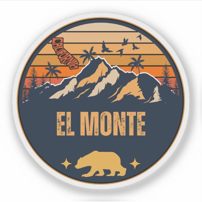 Sticker El Monte, Californie (Devant)