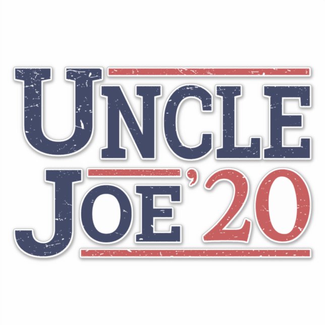 Sticker Élection 2020 - Oncle Joe (Devant)