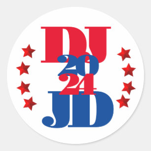 Sticker électoral DJ & JD 2024 Trump Vance