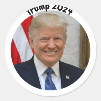 Sticker électoral du président Donald Trump 2024