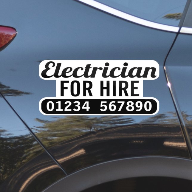 Sticker Électricien À Louer (Créateur téléchargé)