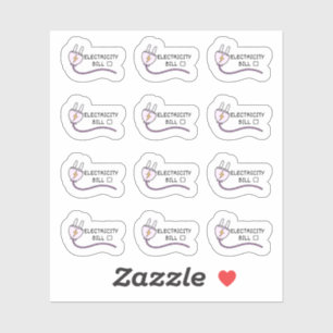Sticker Electricity Utilitaire de suivi de facture Mini Bu