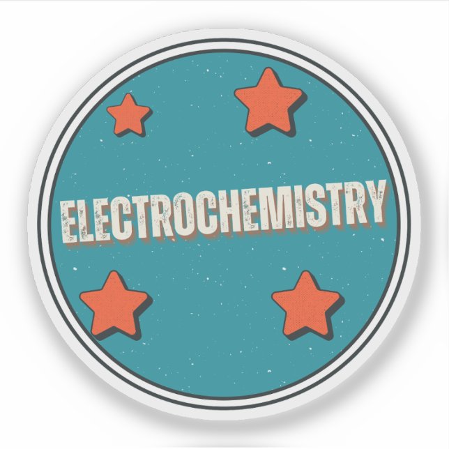 Sticker Électrochimie (Devant)