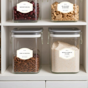 Sticker Élégant blanc moderne panneau de bordure or modern