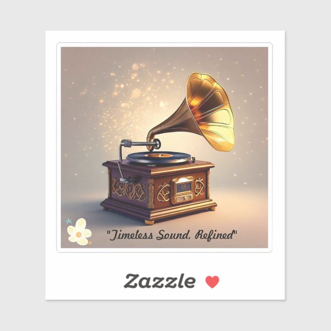 Sticker "Elegant Classic Music" (Feuille)