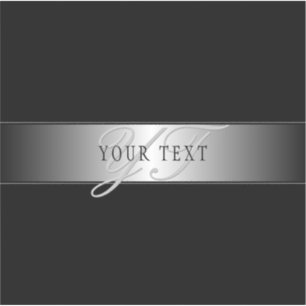 Sticker Élégant écriture de script de monogramme modifiabl