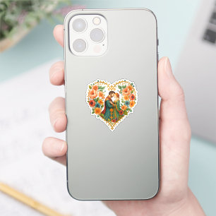 Sticker Elegant Love Heart