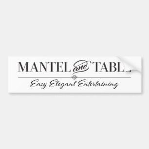 Sticker élégant pour pare-chocs et pare-chocs de t