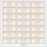 Sticker Elegant Rustic Fall Beige Mariage Adresse d'hôte<br><div class="desc">Cet élégant Mariage d'adresse rustique de automne beige offre une palette de base neutre intemporelle de beige et d'or avec des ornements délicatement muets de branches dorées et de jolis floraux d'automne avec des feuilles en rouge, cuivre, rose poussiéreux, orange brûlé, terre cuite, et la couleur d'automne fleurit. Ces éléments...</div>