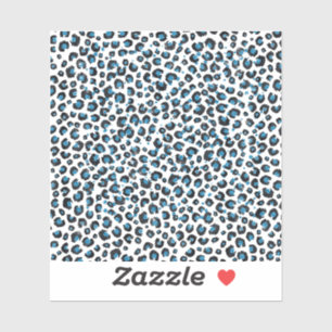 Sticker Elégante Parties scintillant Bleue Poster de anima