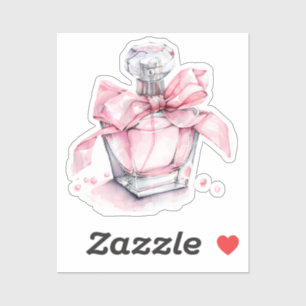 Sticker Éléments de coquette de l'aquarelle