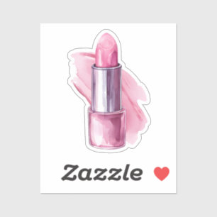 Sticker Éléments de coquette de l'aquarelle