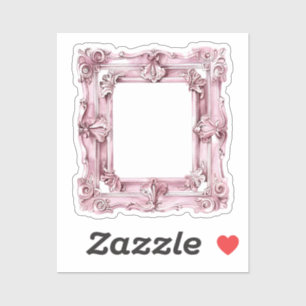 Sticker Éléments de coquette de l'aquarelle