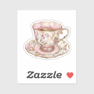 Sticker Éléments de coquette de l'aquarelle