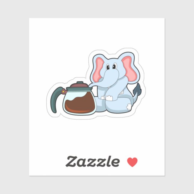 Sticker Elephant (Feuille)