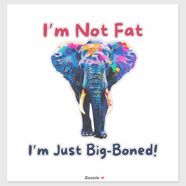Sticker Eléphant (Feuille)
