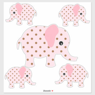 Sticker Eléphants