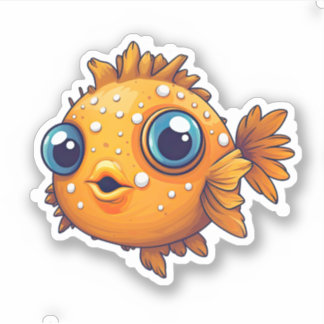 Sticker Élimer le poisson rouge doré